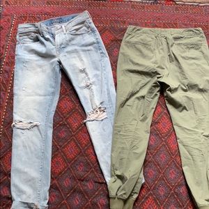 Bundle of two! Jeans & Jogger pants
